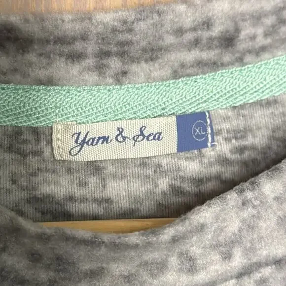 NWT Yarn & Sea Ultra-soft Gray Fleecy Night Owl Penguin Pajama Set Size XL - Picture 9 of 10